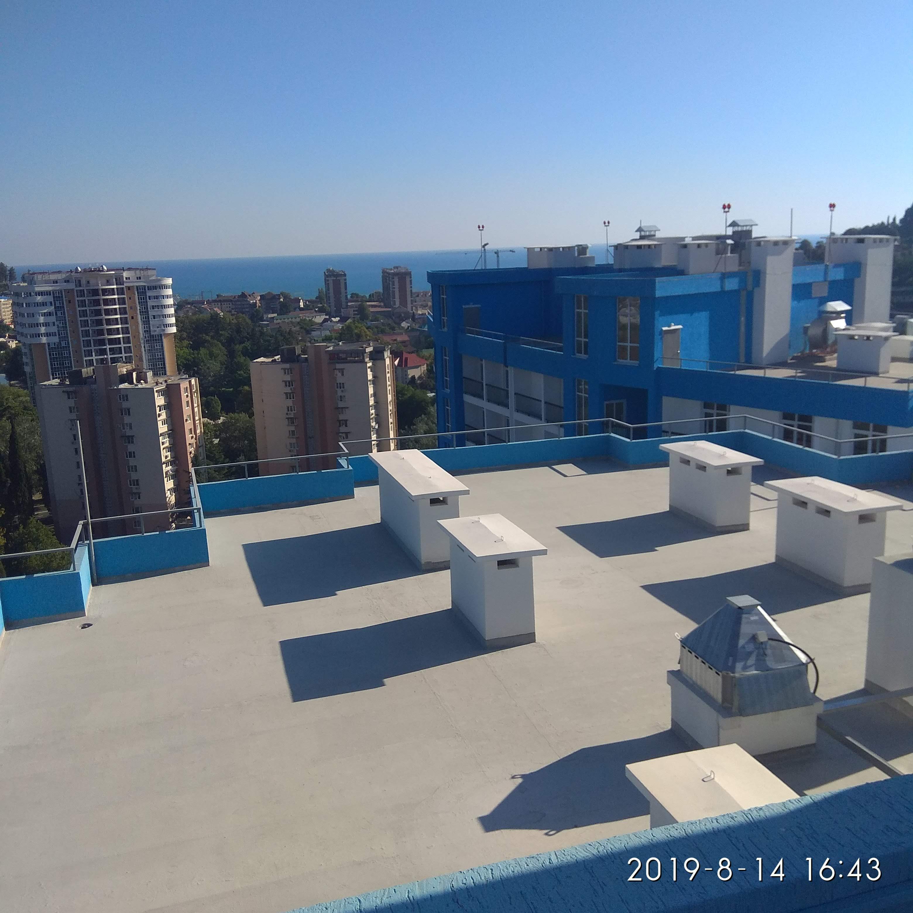 Монтаж новых плоских кровель